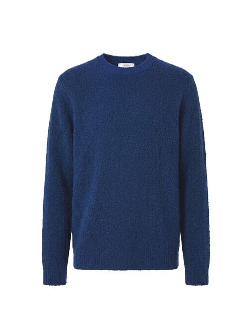 girocollo manica lunga blu Roberto Collina | 263MYB4500110 BLU